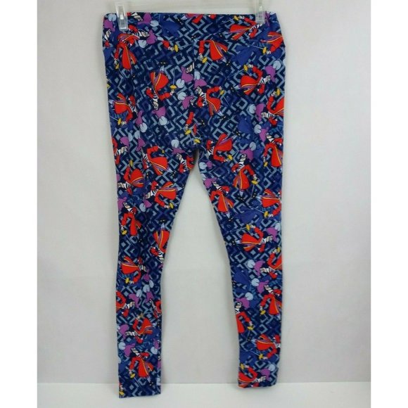 New LuLaRoe Disney Tall & Curvy With Colorful Captain Hook Design - Picture 3 of 6